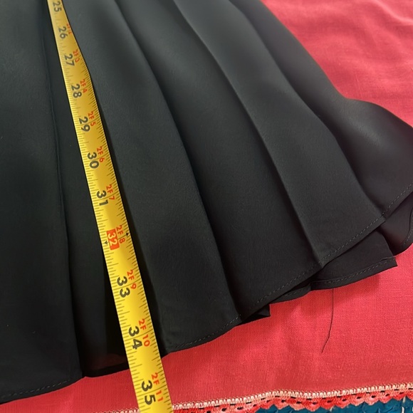 Max Studio Black Midi A-Line Pleated Skirt. XL.  NWT - Picture 5 of 7